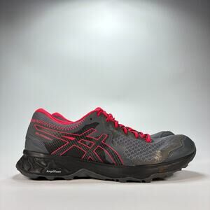 ASICS Gel-Sonoma 4 Black Red Trail Running Shoes Sneakers 1012A160 Womens Size 9